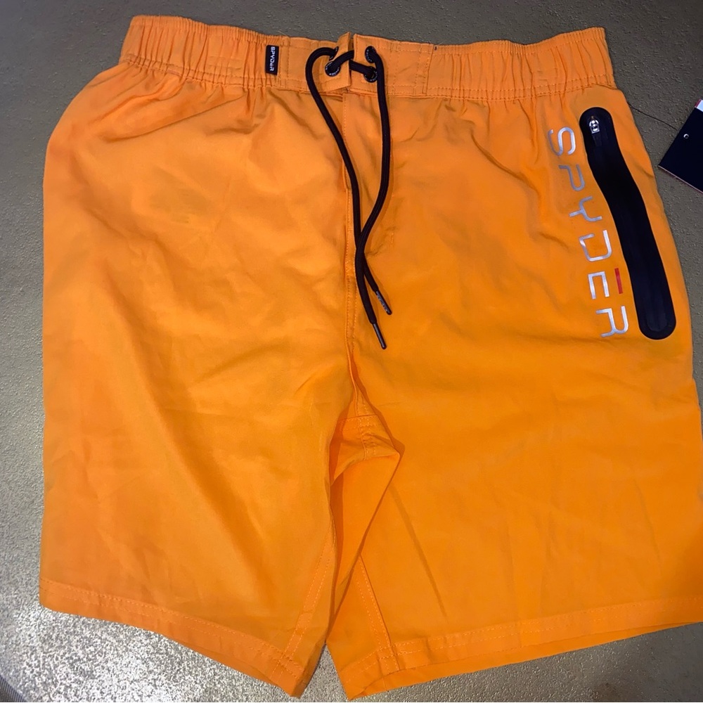 Spyder Orange Men's Swim‎ Board Shorts